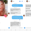 Tindergesprek escaleert
