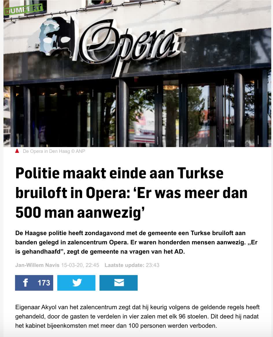 Bruiloft afgebroken