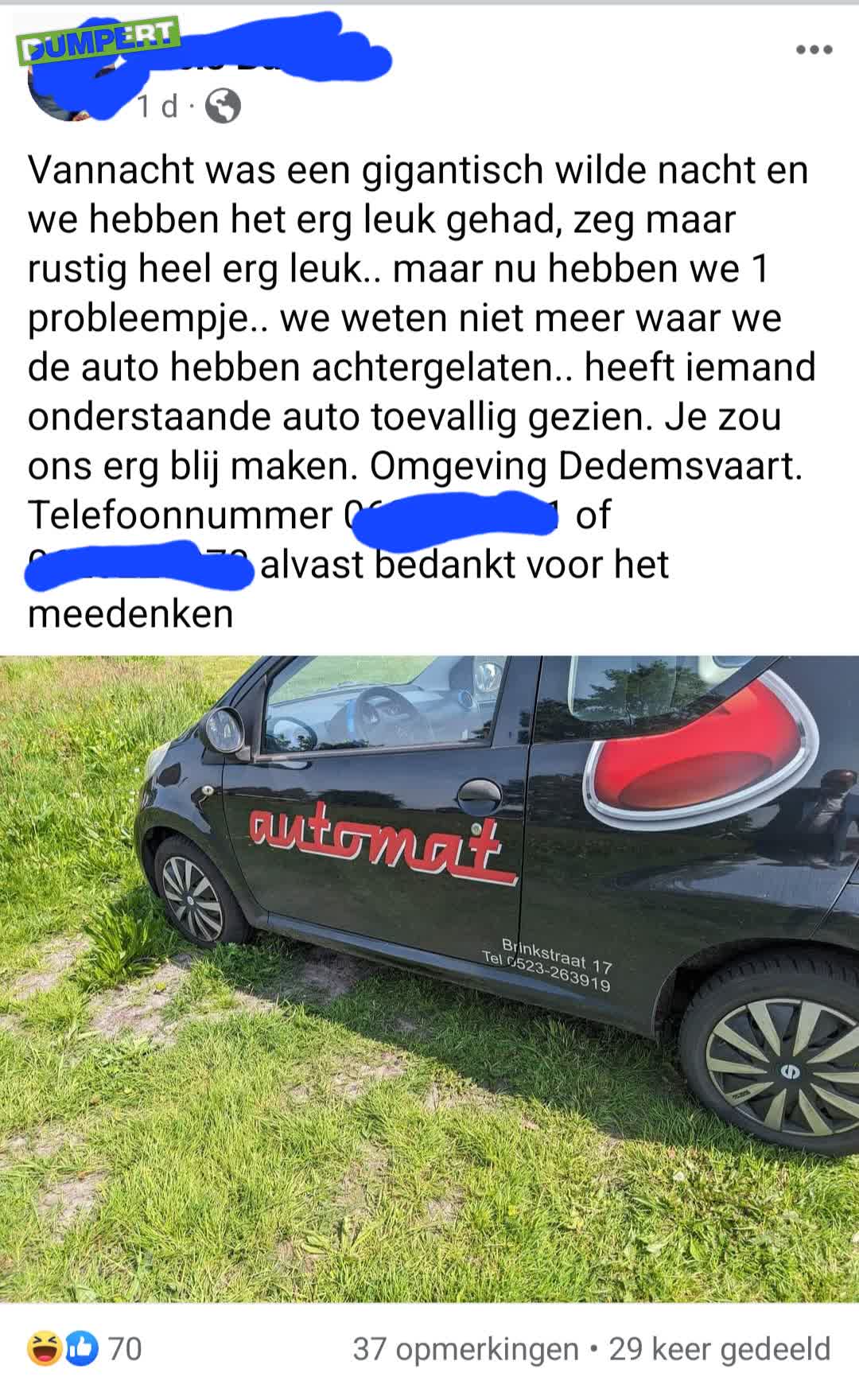 Het was een leuke nacht 