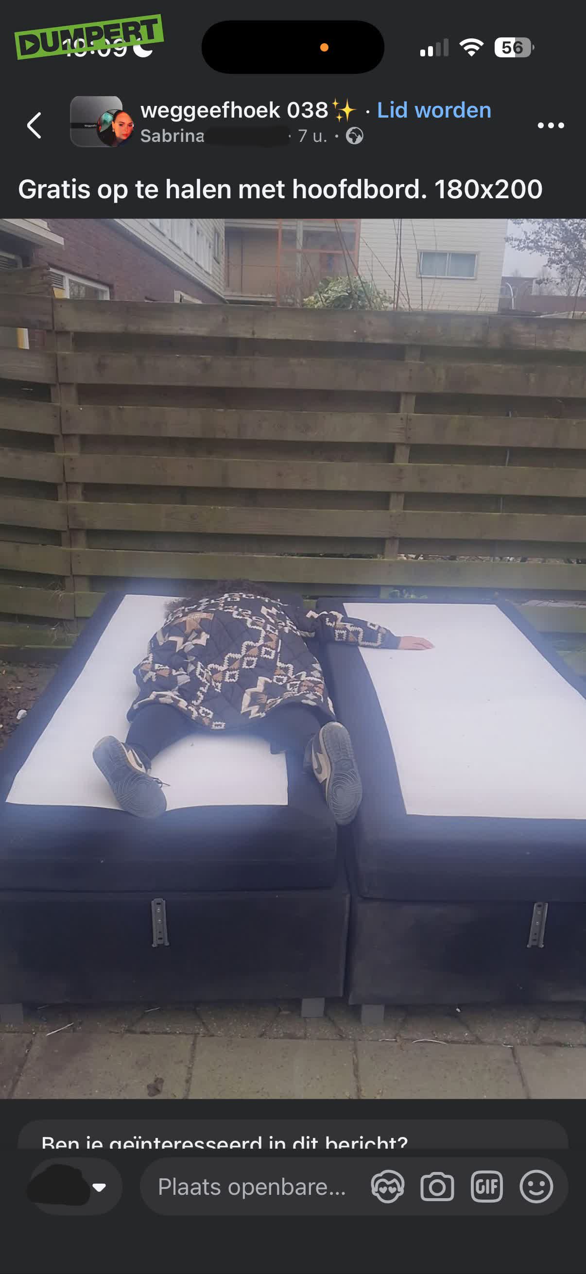 Gratis op te halen