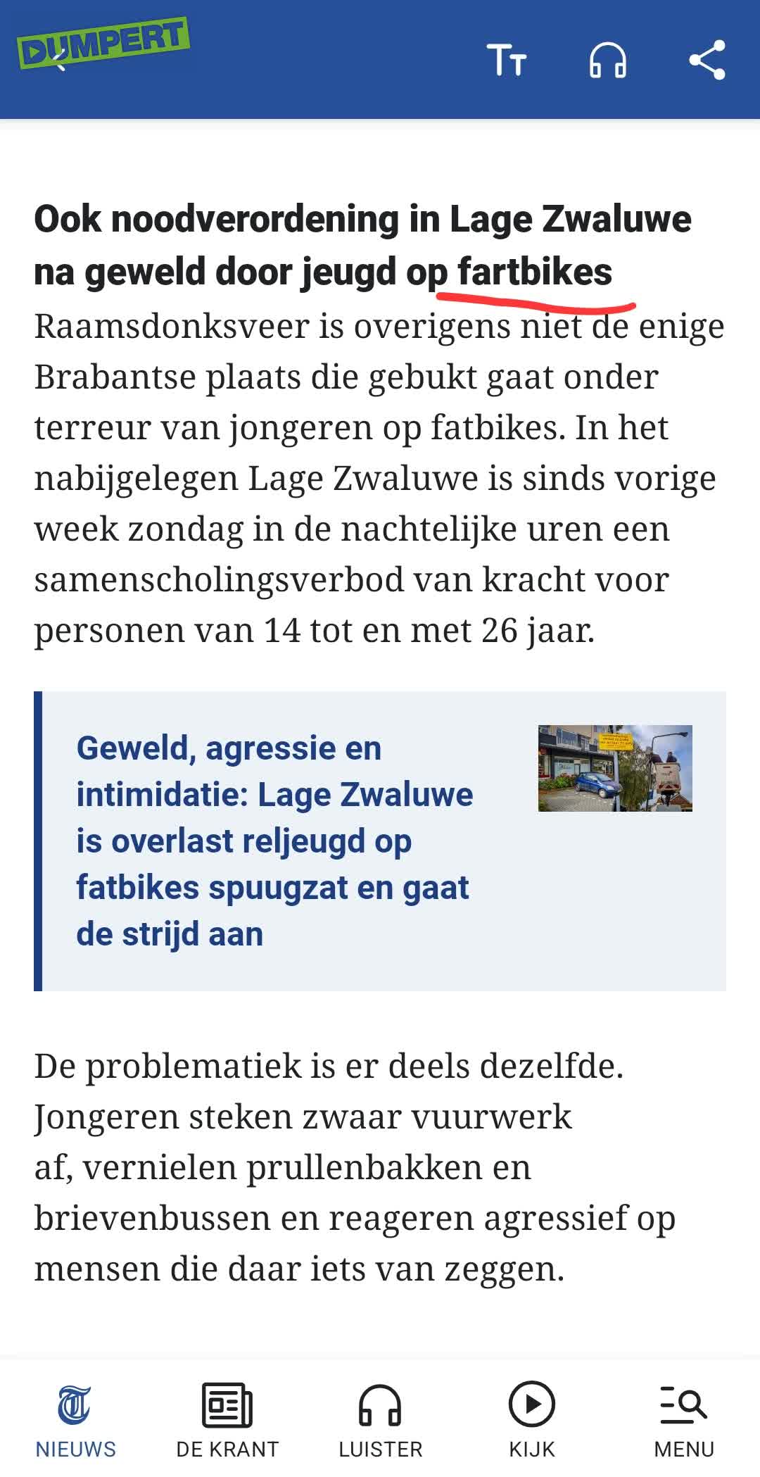 Altijd die jongens op fat... oh wacht..