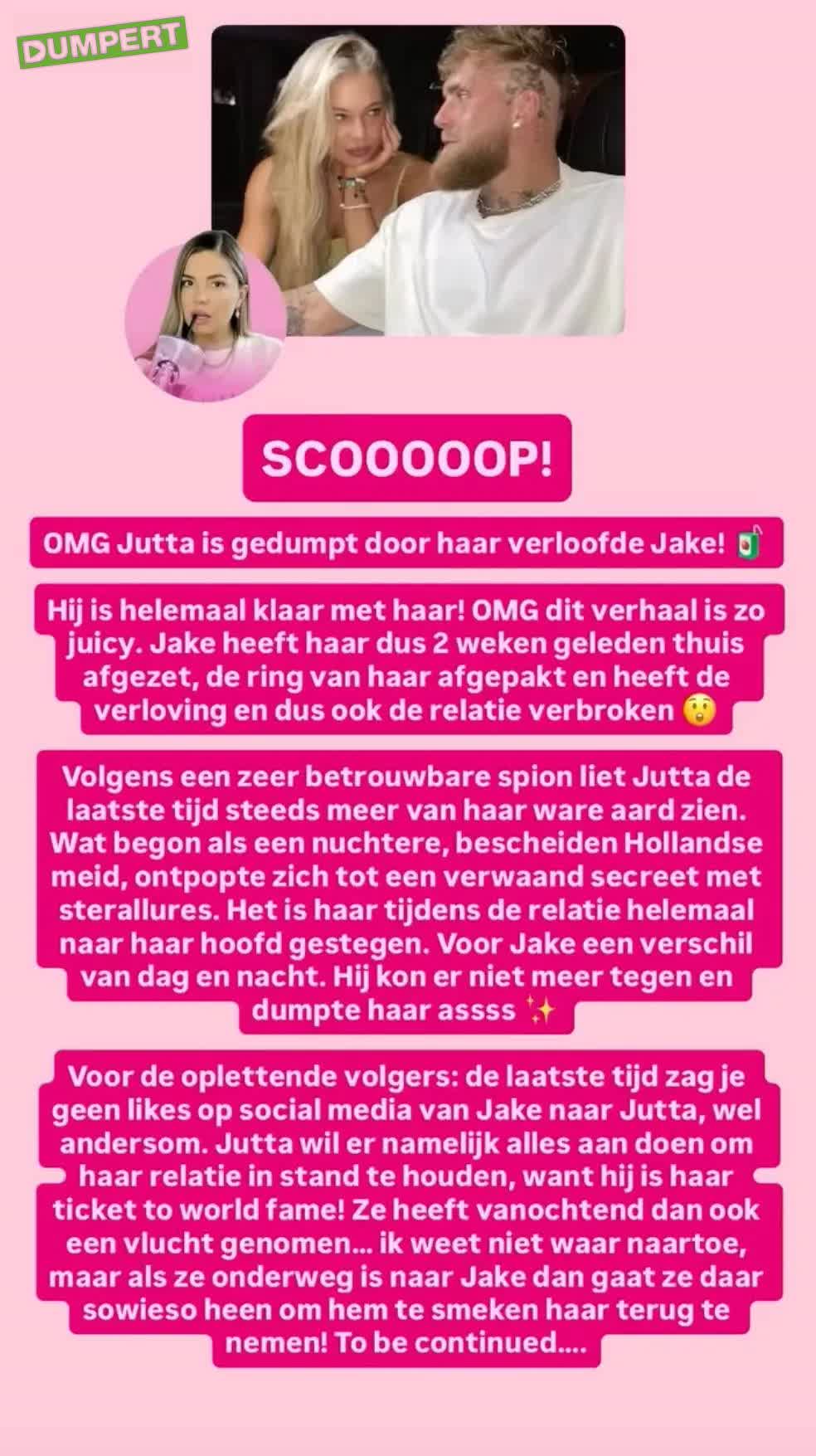 BREEKJUICE: Jutta en Jake uitgeschaatst!