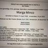 Overlijdensbericht Marga Minco