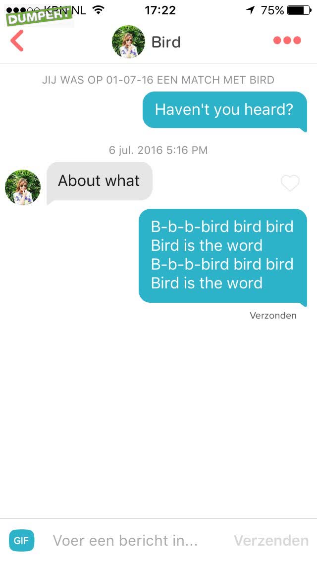 Bird is the word