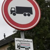 Verboden voor vrachtwagens