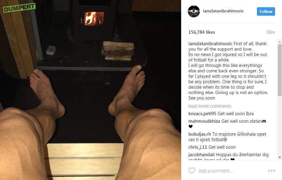 Zlatan bepaalt wel wanneer hij stopt