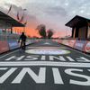 De finishlijn van de Amstel Gold Race