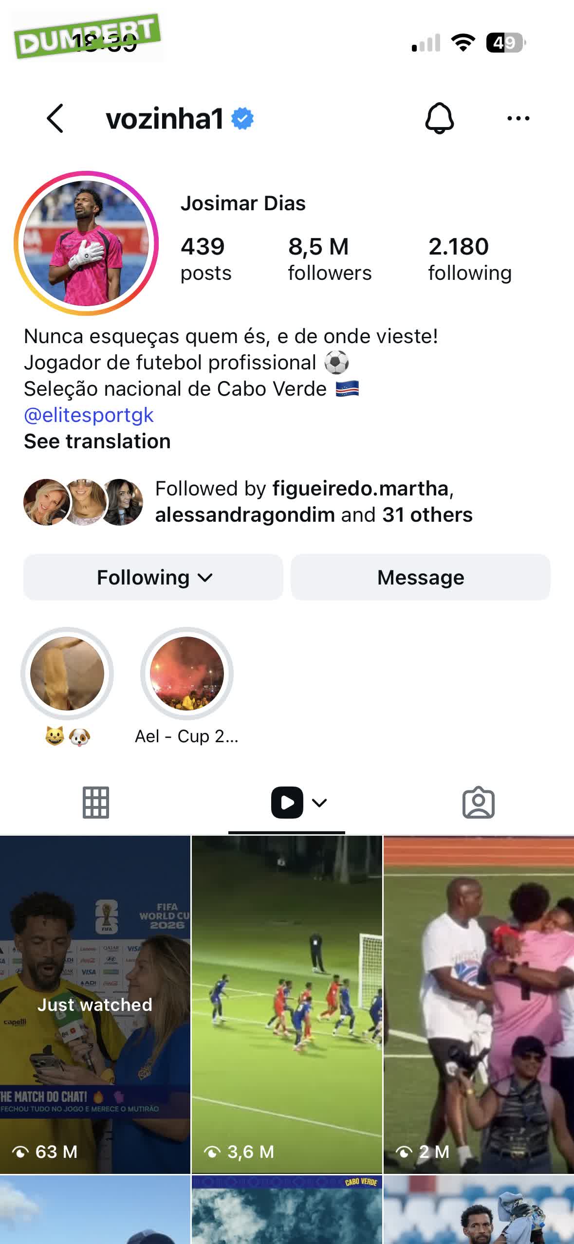 Vozinha is nu al de man van dit WK