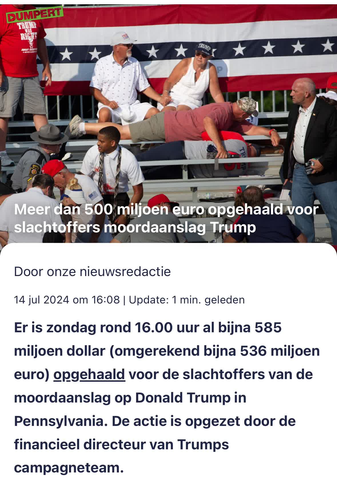 Redactiestagiair Nu.nl niet goed met cijfers