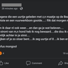 Buurvrouw is boos