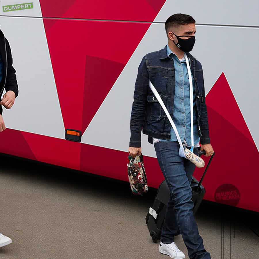 Ajax inmiddels teruggekeerd uit Duitsland