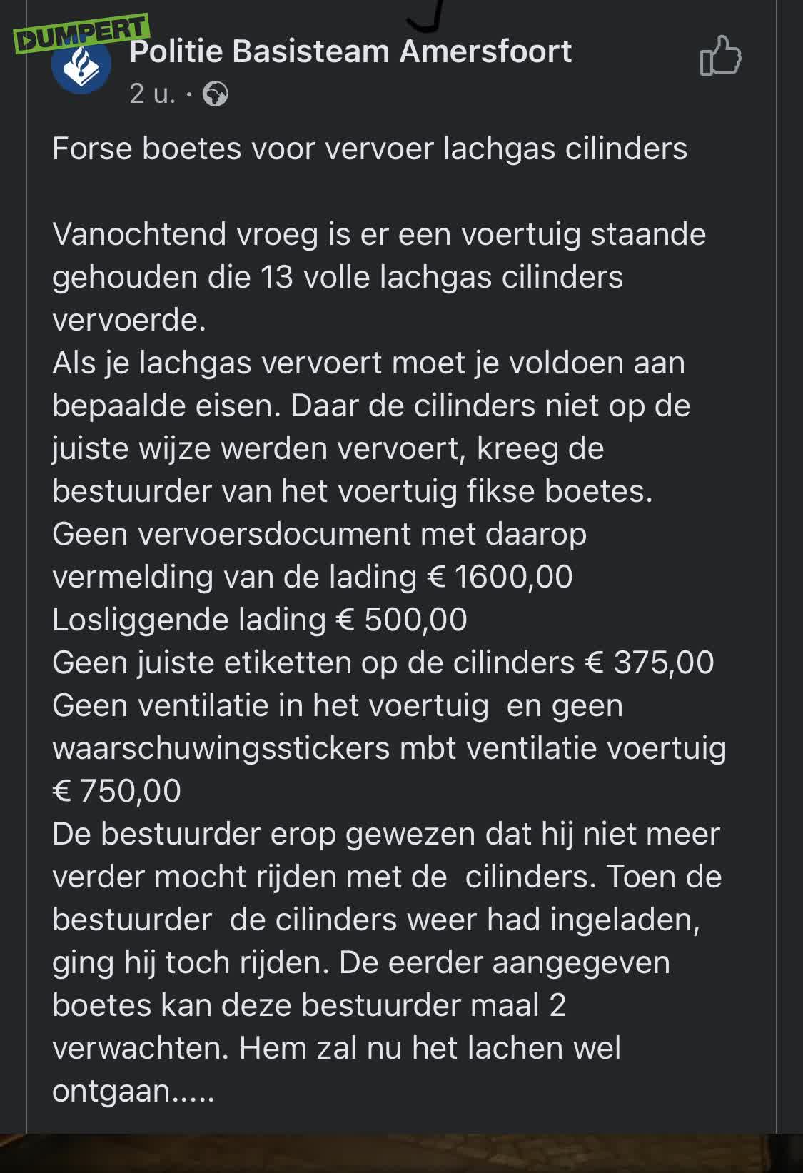 Lachen zal hem snel ontgaan..