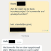 Slijm van de hond zeker 