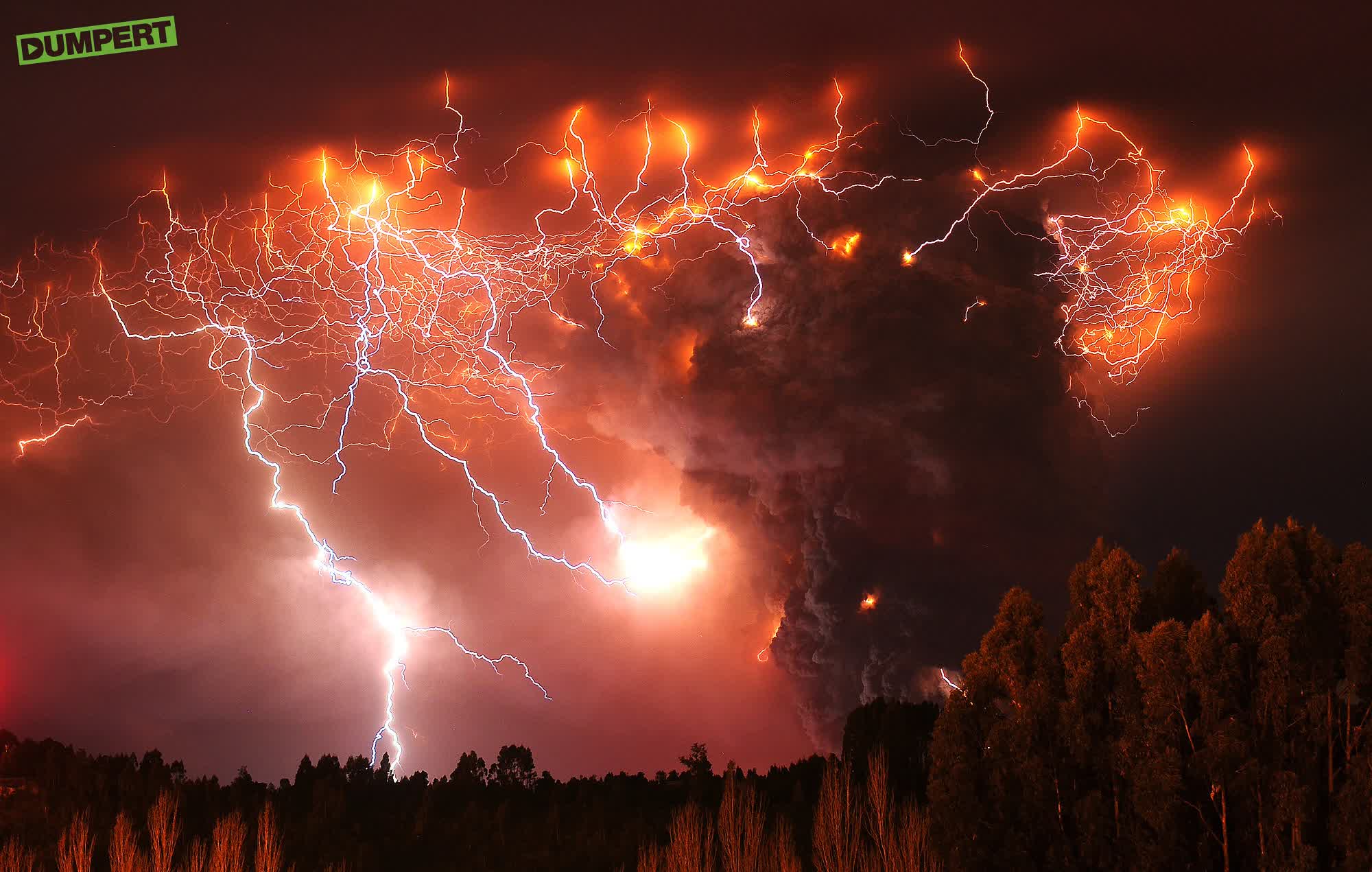Vulkaanuitbarsting Chili