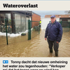 Wateroverlast in België