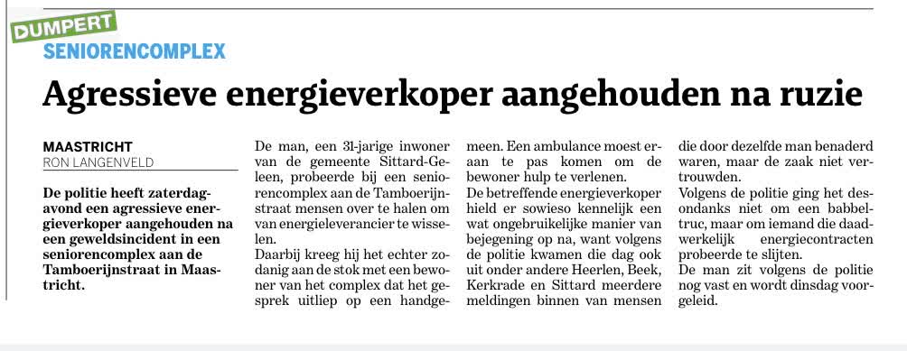 Wil je overstappen of niet, oma? 