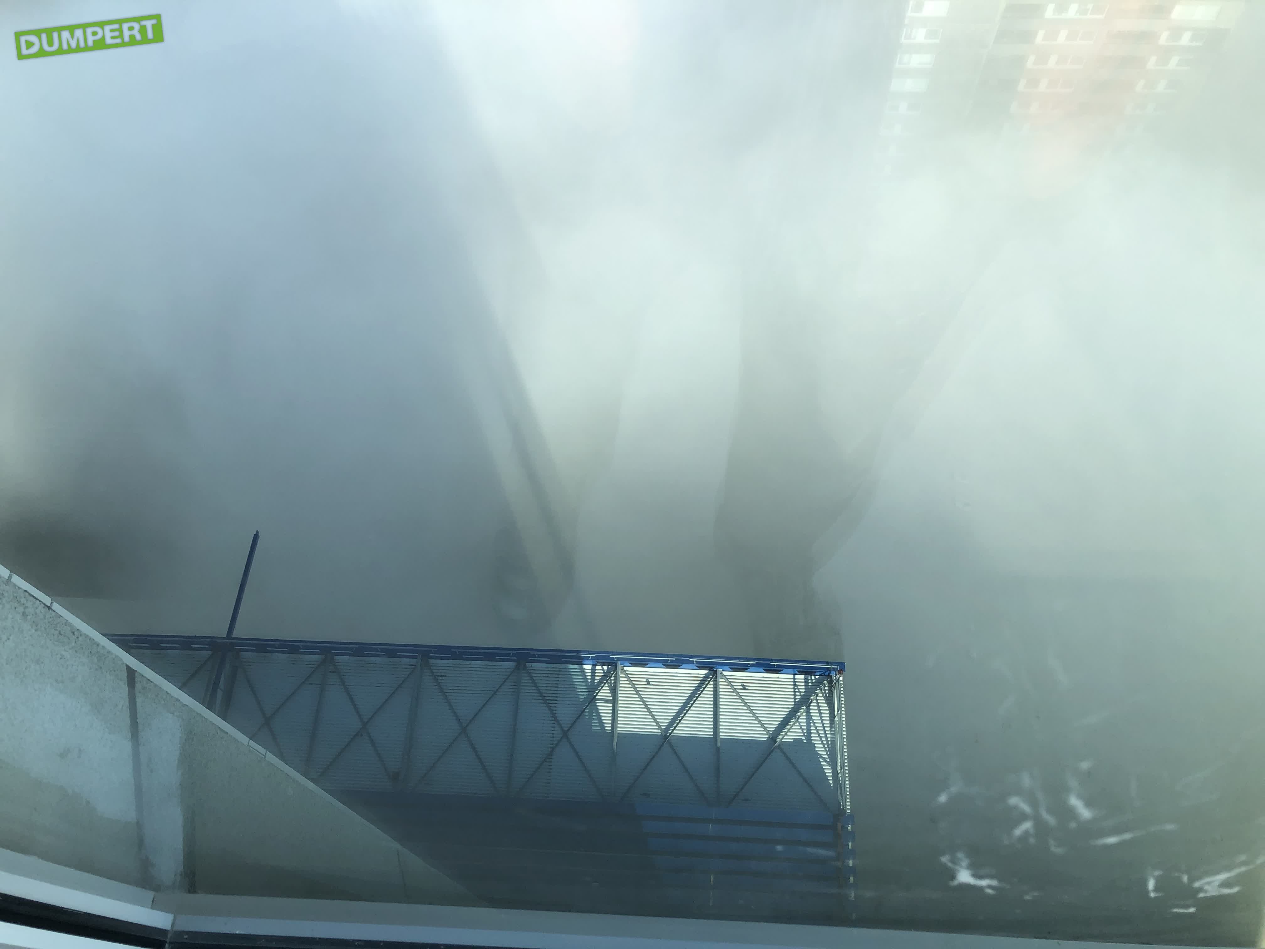 Rotterdam in de mist