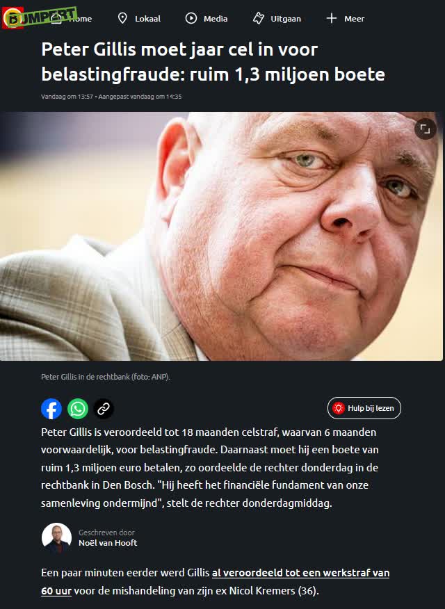 Peter Gillis gaat jaartje naar een luxe hotel