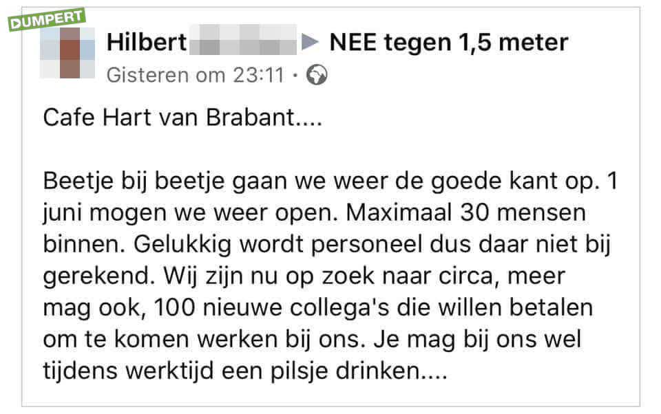 Kroegbaas zoekt personeel