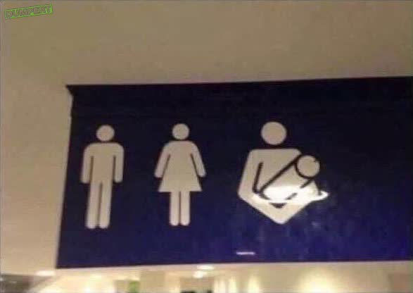 Eindelijk een plee voor alledrie de genders