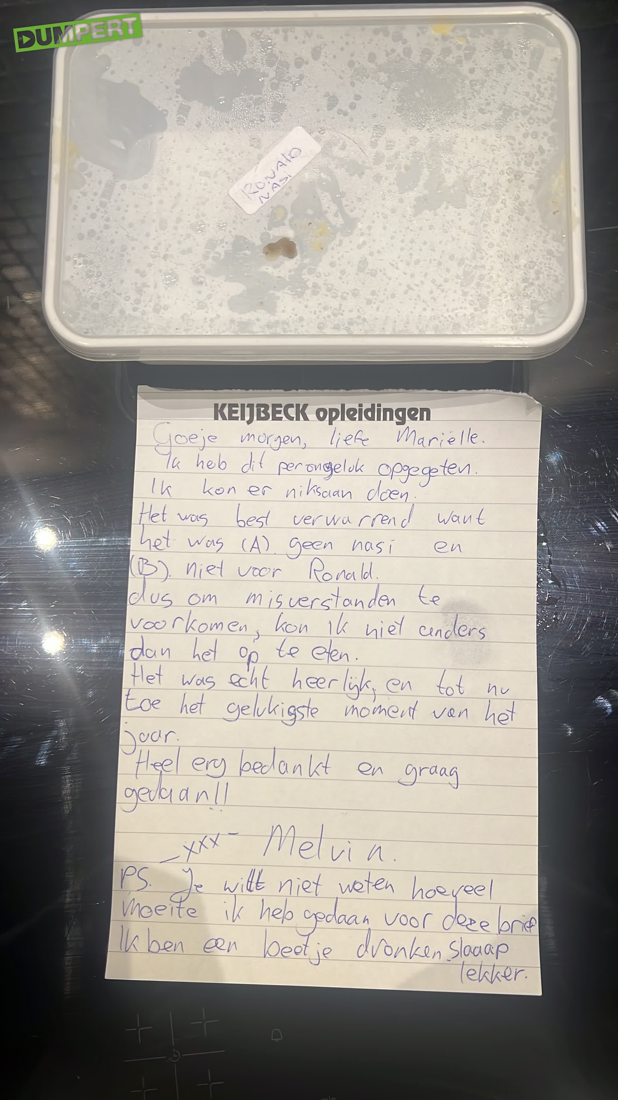 Ja bedankt Marielle