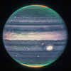Jupiter door de James Webb ruimtetelescoop