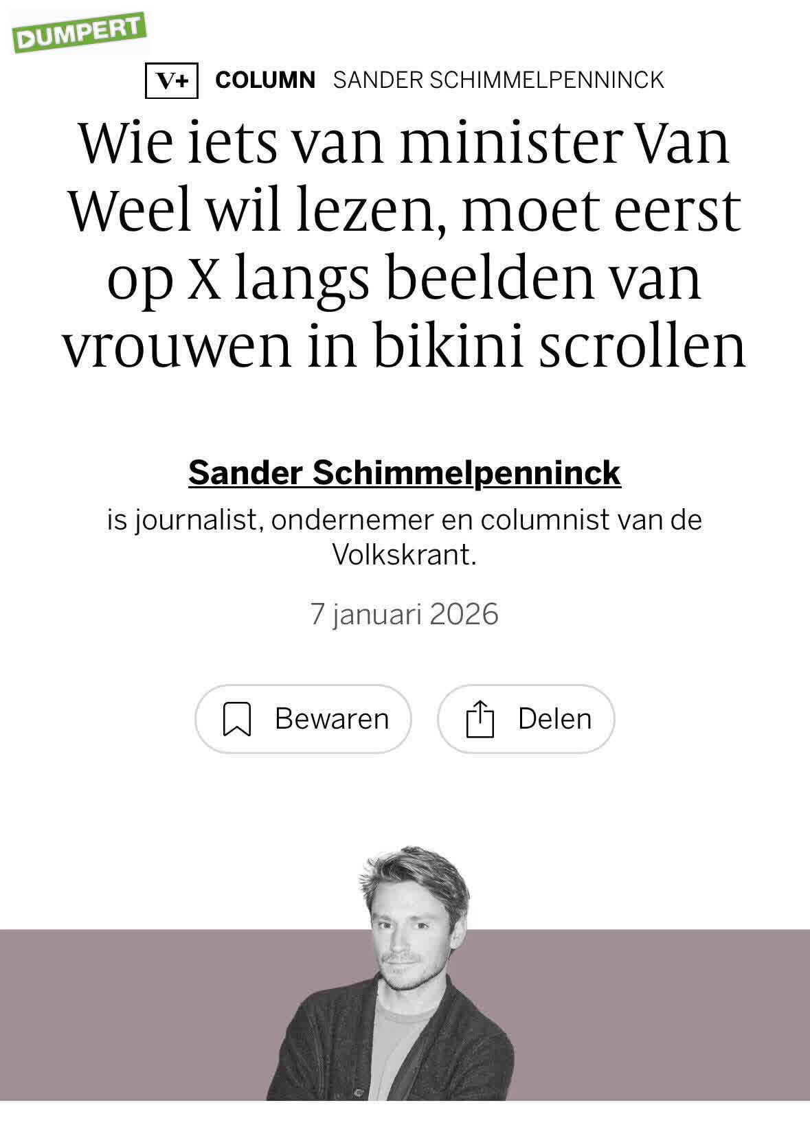 Sander heeft een bijzonder algoritme 