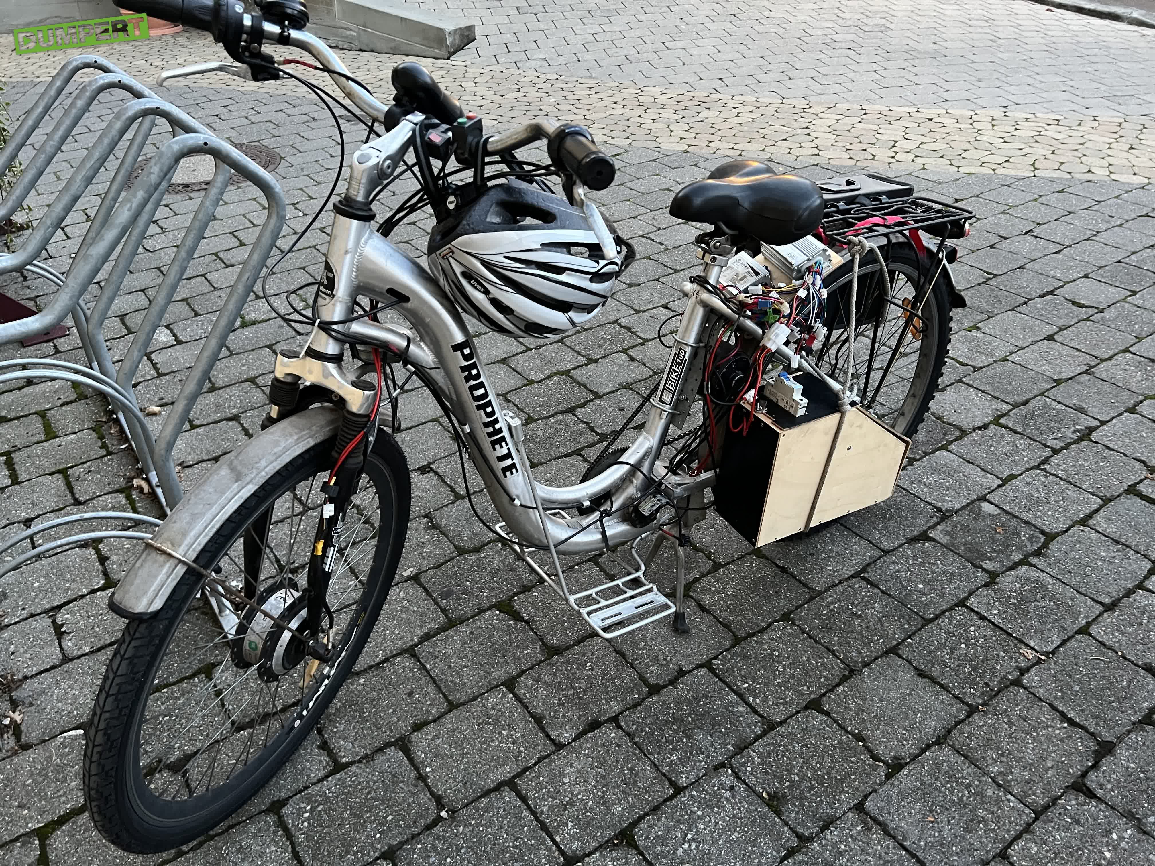 Elektrische fiets gespot