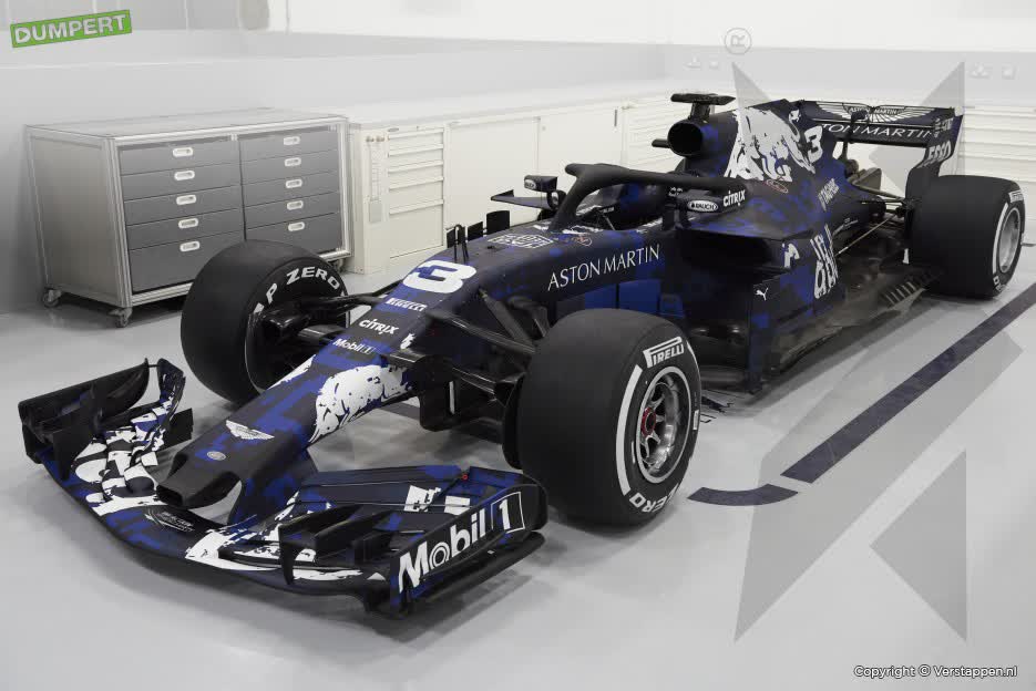 Nieuwe auto Max Verstappen