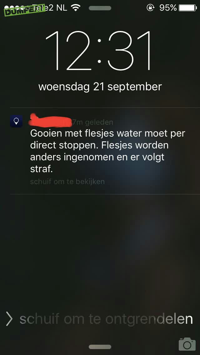 School verbiedt bottleflips