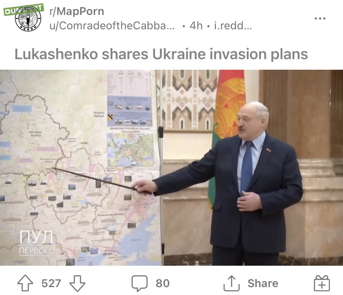 Lukashenko presenteert het plan