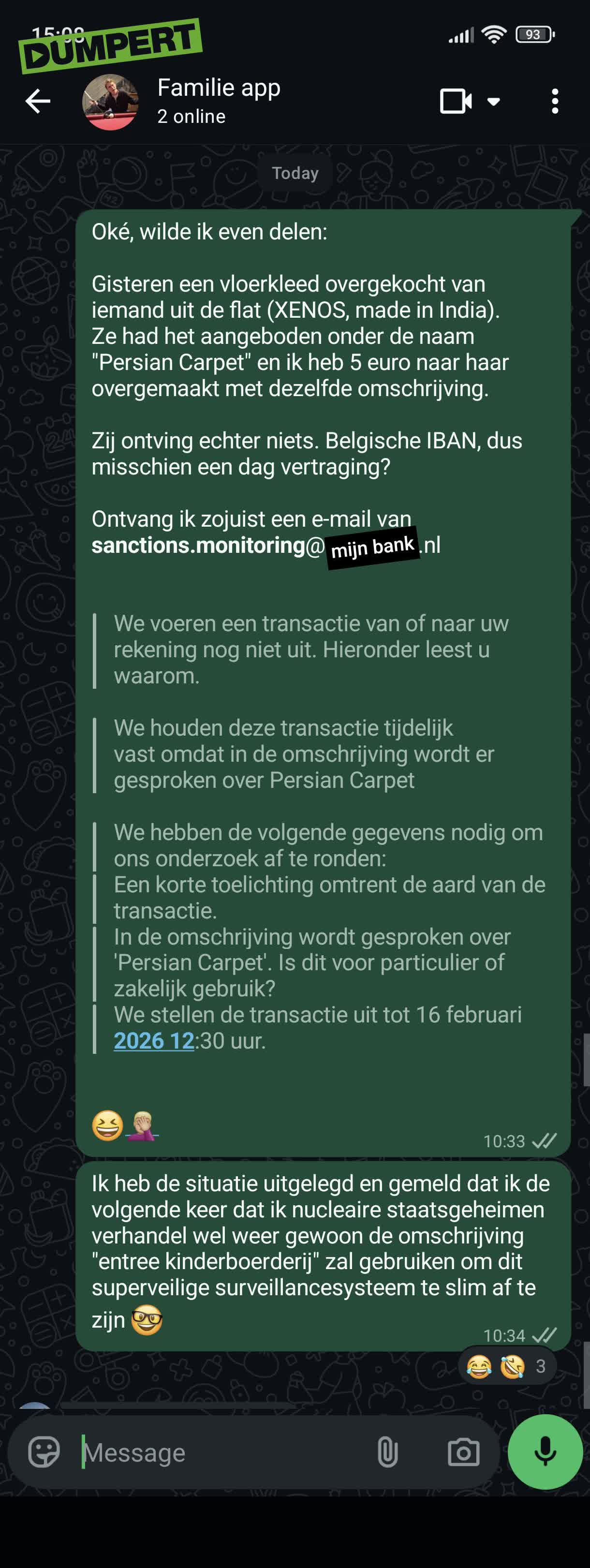 Sancties tegen Iran bijna omzeild