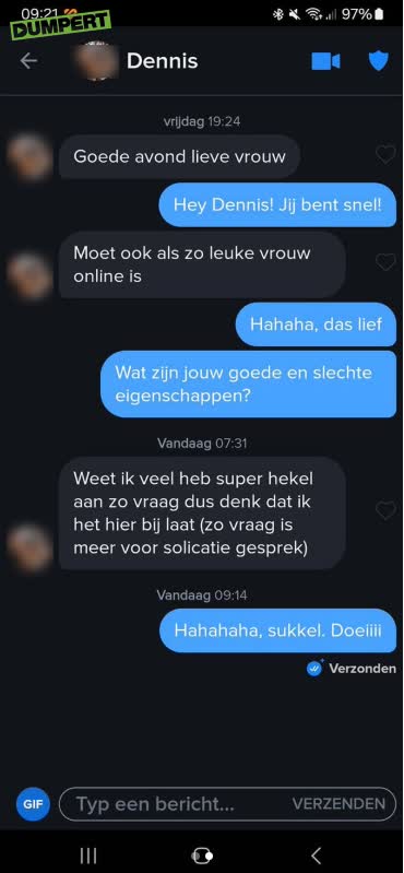 Dennis heeft er geen zin in 