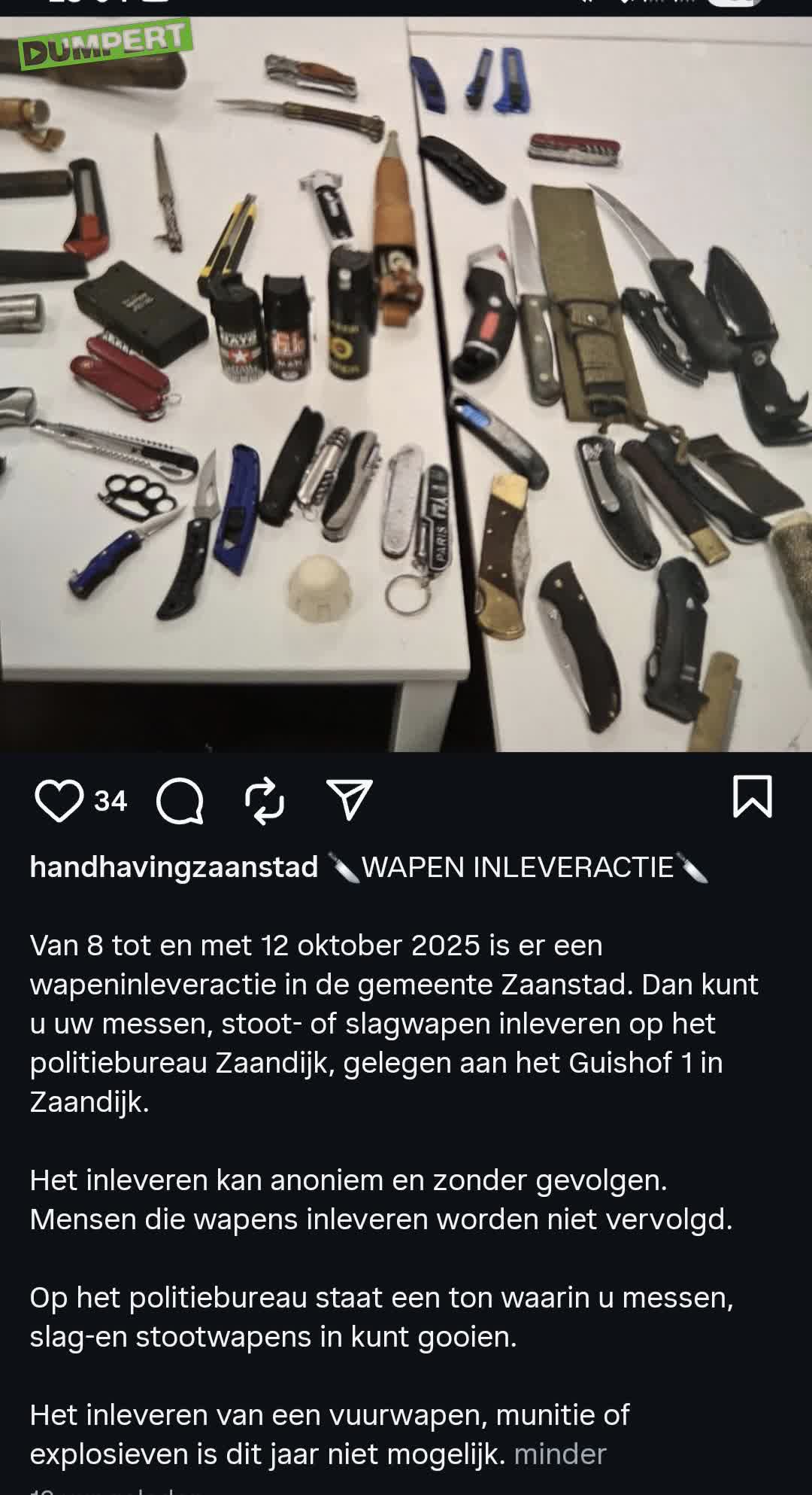 Lever je vuurwapen in zonder gevolgen!