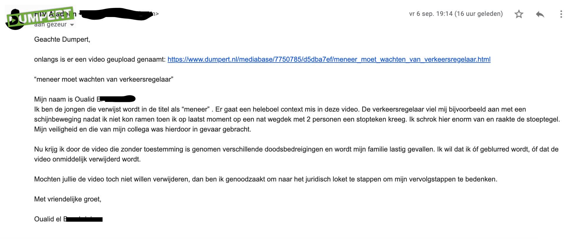 Spuuglul gaat 'stappen ondernemen'