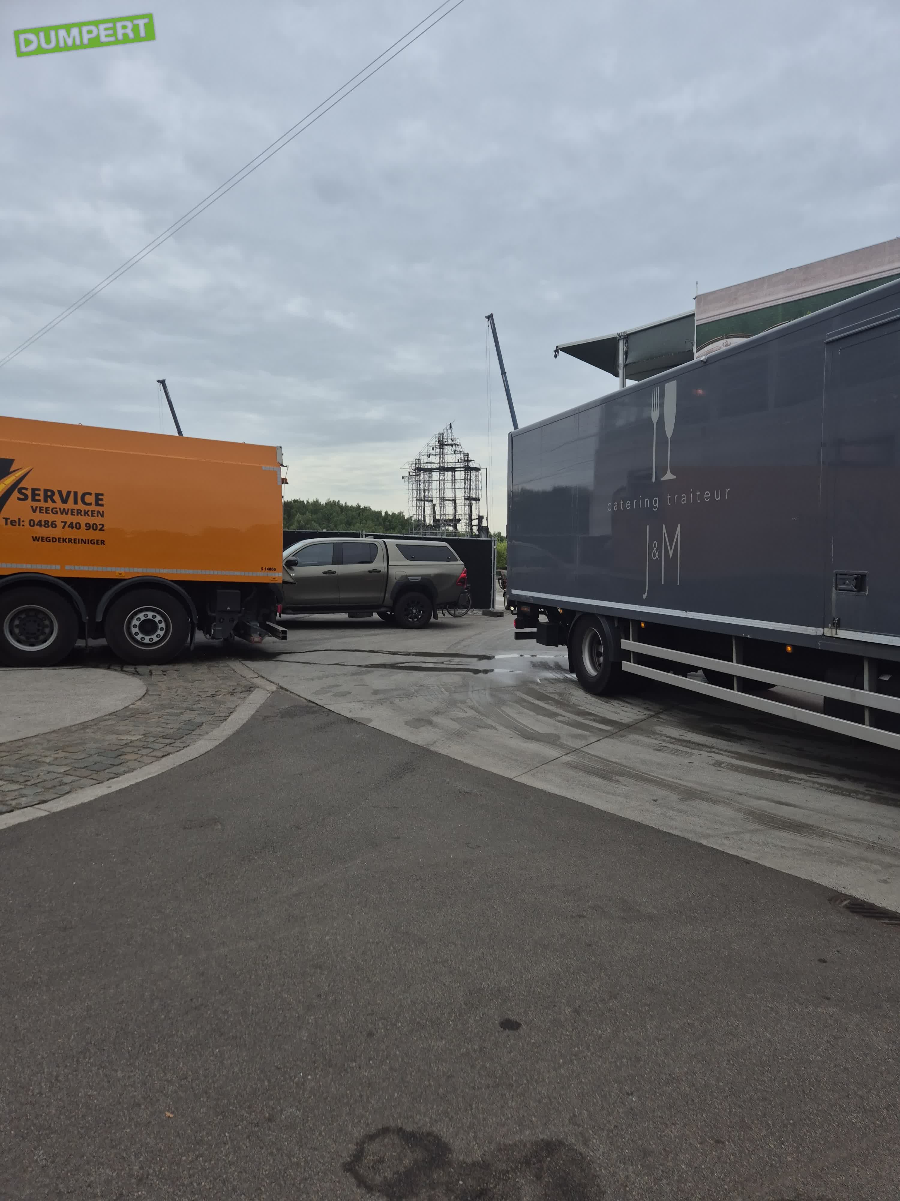 Er wordt hard gewerkt in Boom bij Tomorrowland