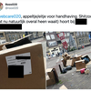 Dave Roelvink dumpt het lekker op straat