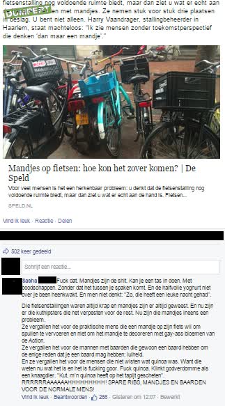 Sasha zegt waar het op staat