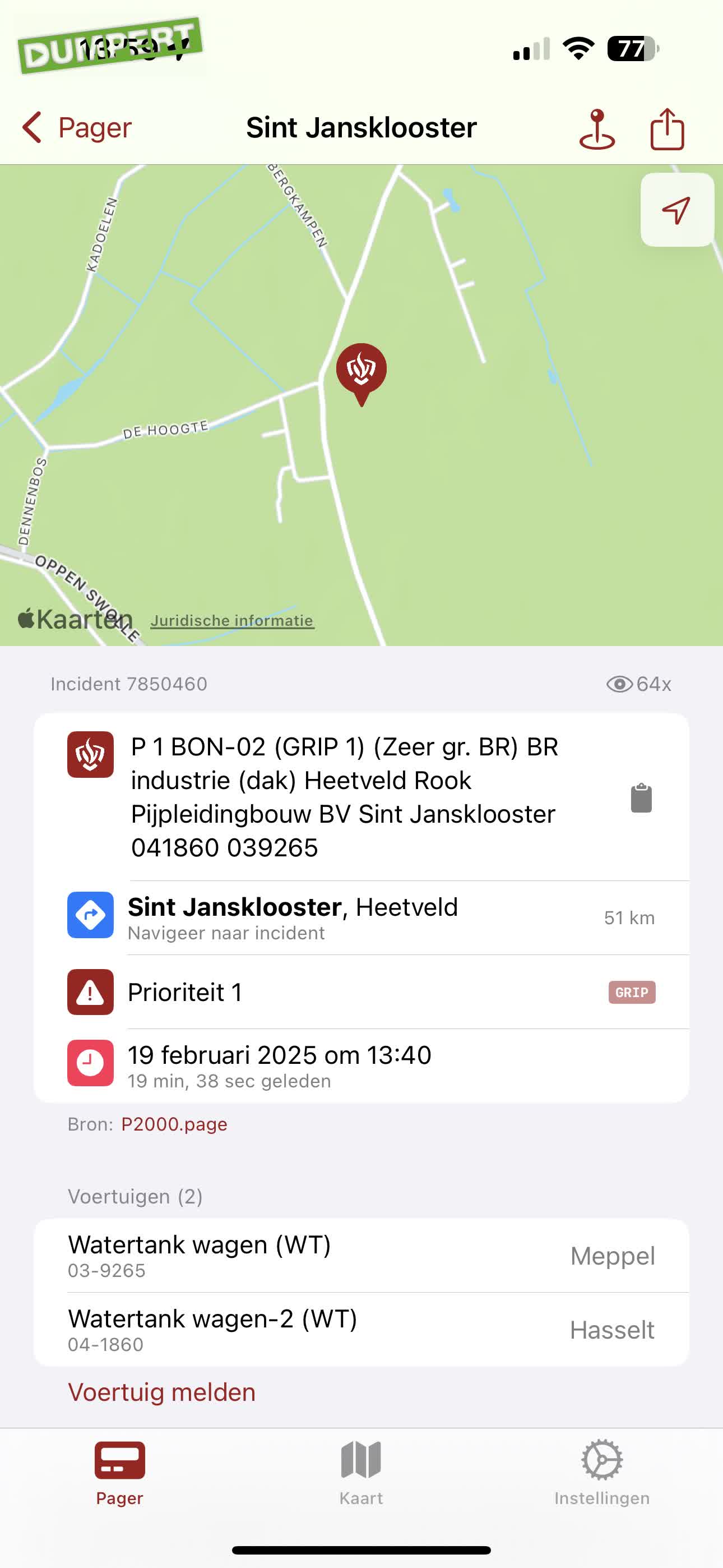 Naam bij je melding