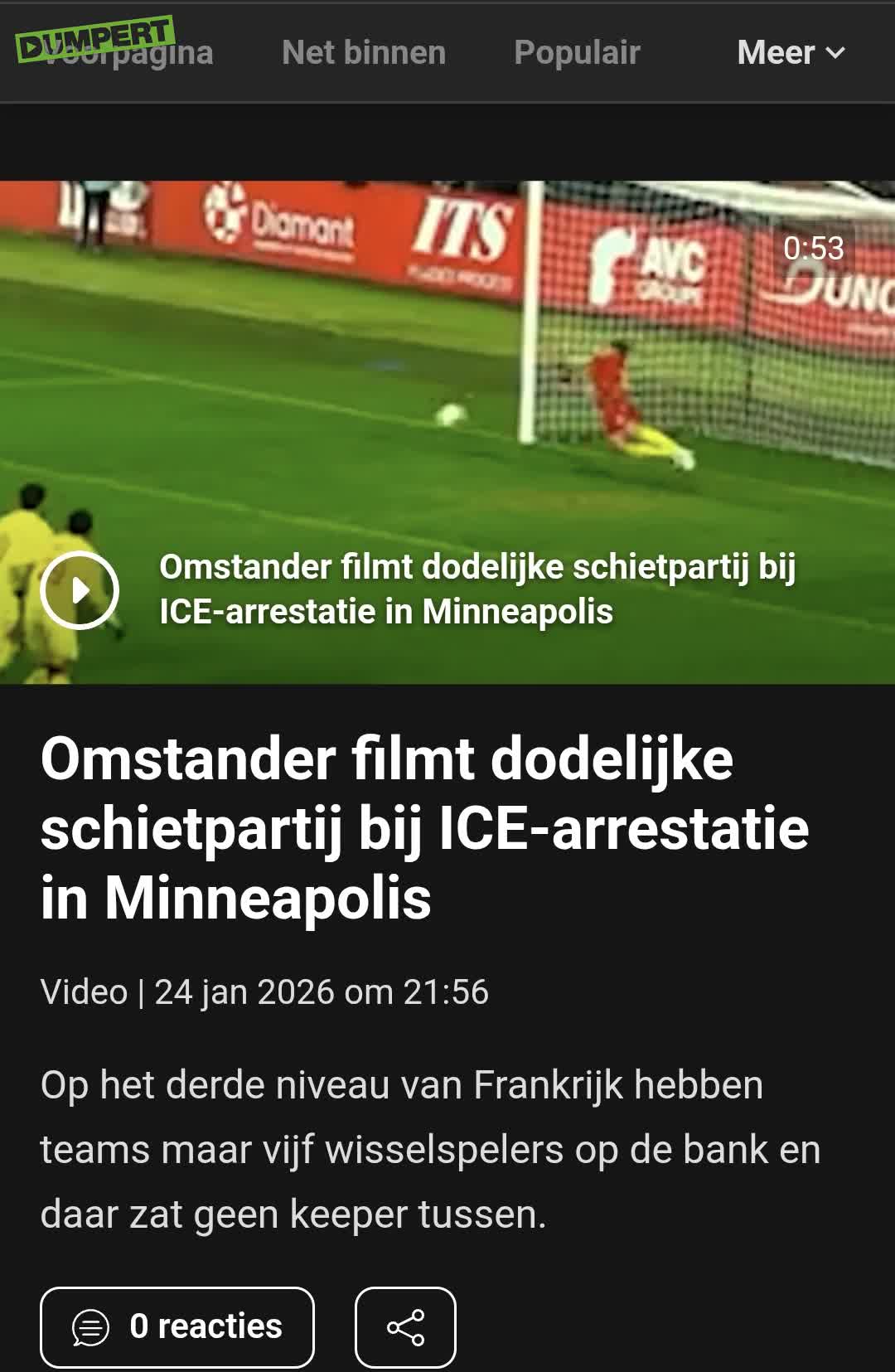 Keeper neergeschoten door ICE-medewerker