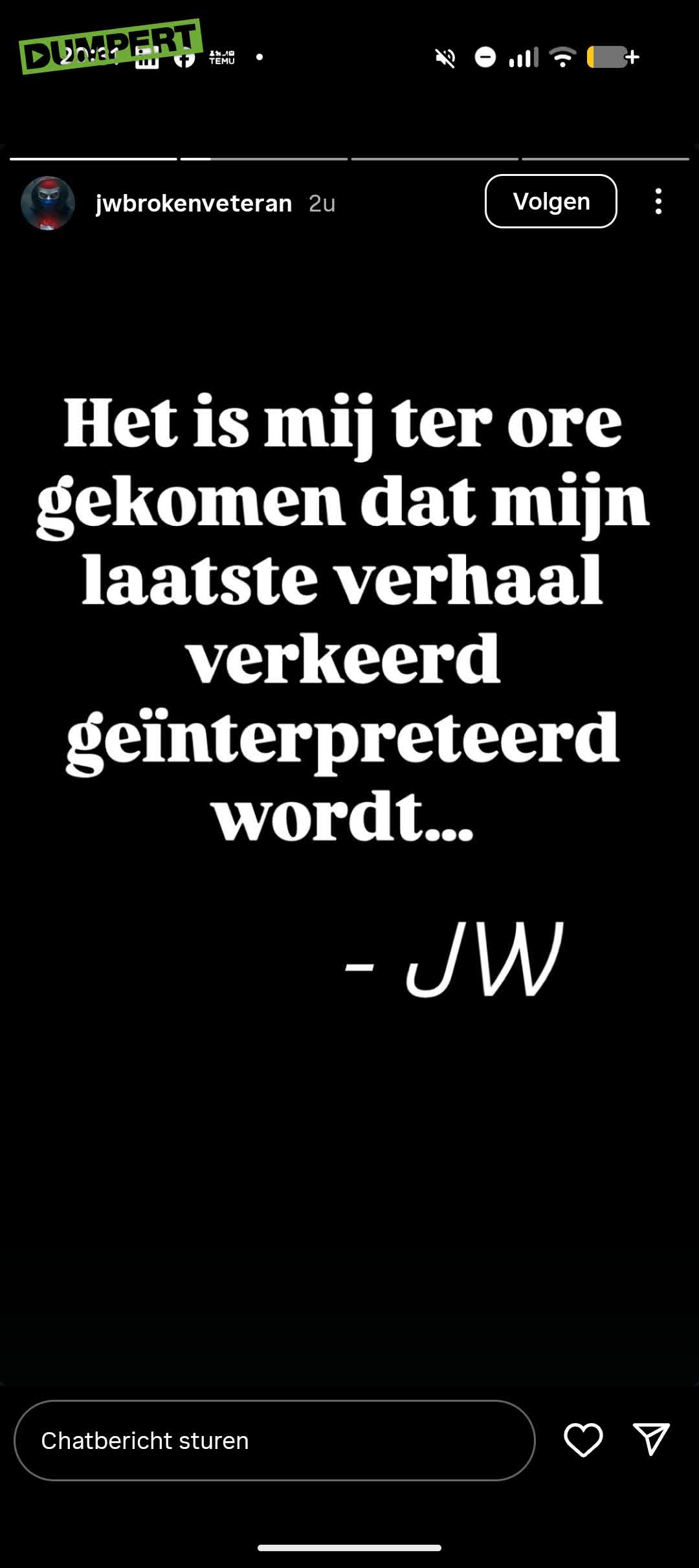 JW Broken Veteran bedoelde het anders