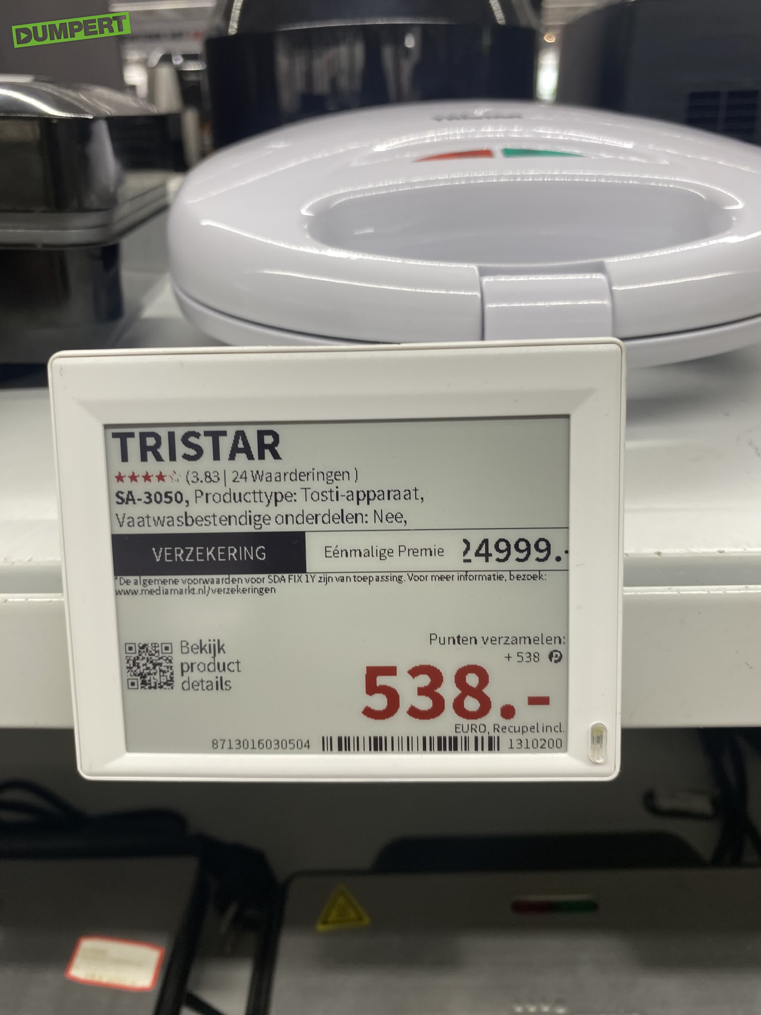 Mooi tostiapparaat gevonden