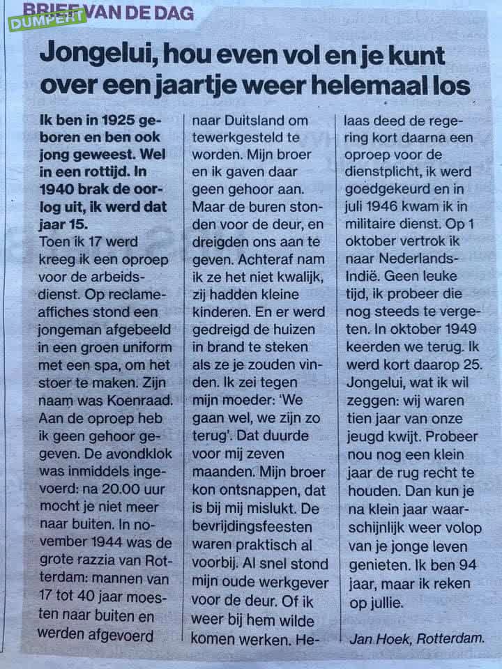 Stukje uit AD