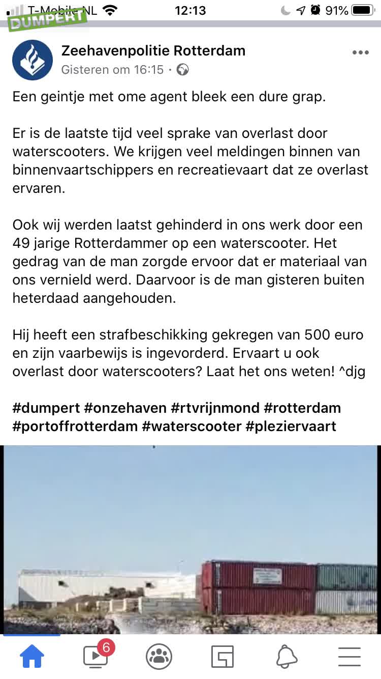 Vaarbewijs ingevorderd