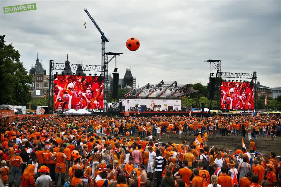 Huldiging Oranje 2010