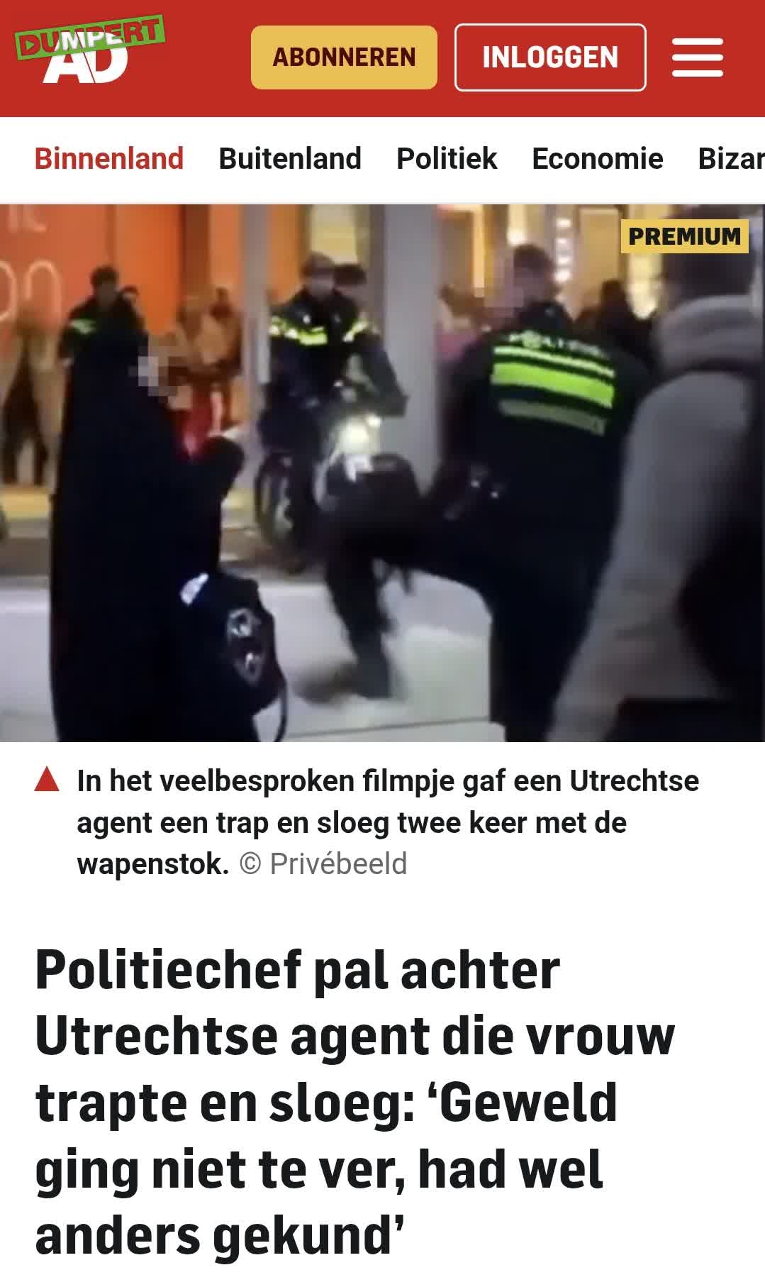 Politiechef pal achter de politieagent
