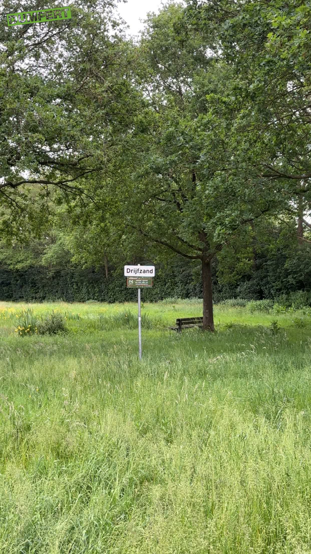 “Wie als eerst bij het bankje is!”