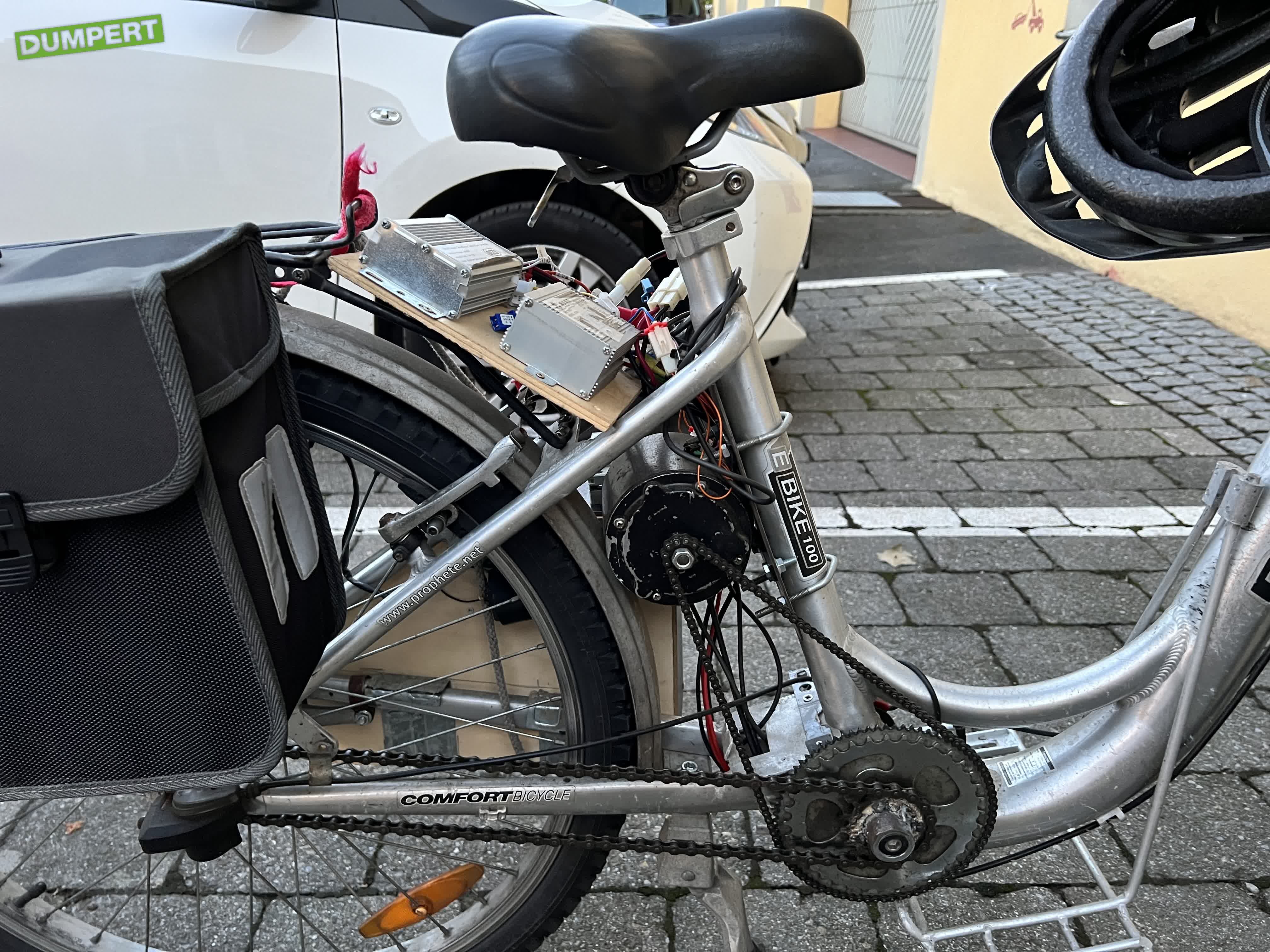 Elektrische fiets gespot