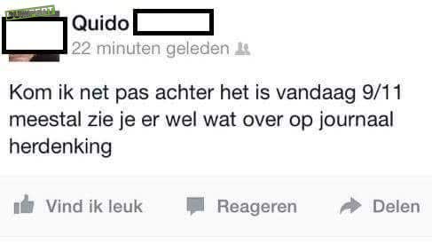 Vandaag is het 9/11