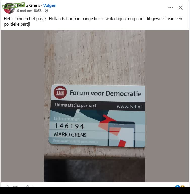 Politieke bonuskaart